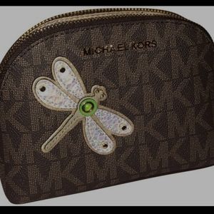 SOLD Michael Kors Jet Set Dragonfly Cosmetic Pouch